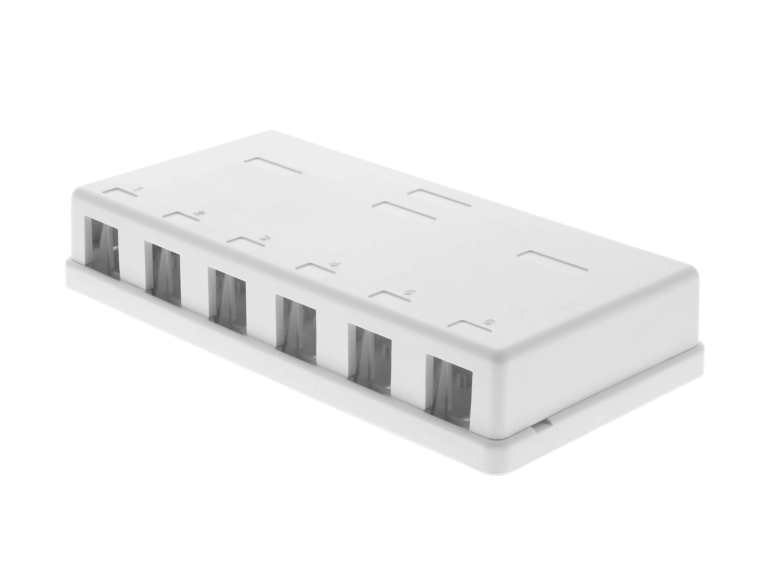 サンドボックス　6台 Amazon.com: Networx 6-Port Ethernet Keystone Jack Surface Mount